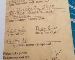 Idzie pielgrzym - 6.08.2016