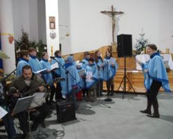 Kolędowanie z parafią w Borzysławcu
