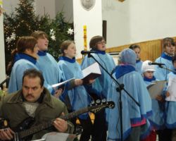 Kolędowanie z parafią w Borzysławcu
